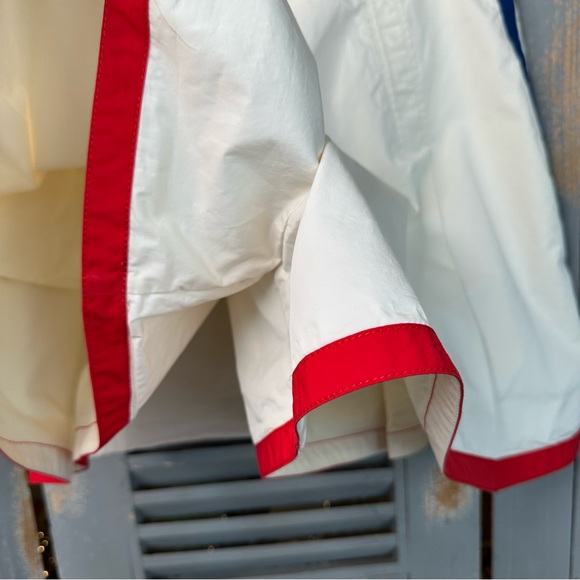 Tory Burch Pleated Color Trim Skort Off White Sz 12 - Picture 10 of 15